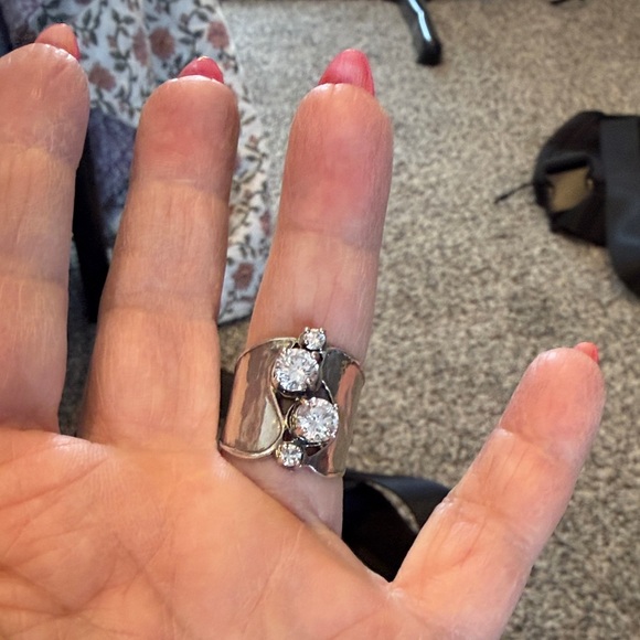 Jewelry - Elegant Sterling Silver Ring with CZ